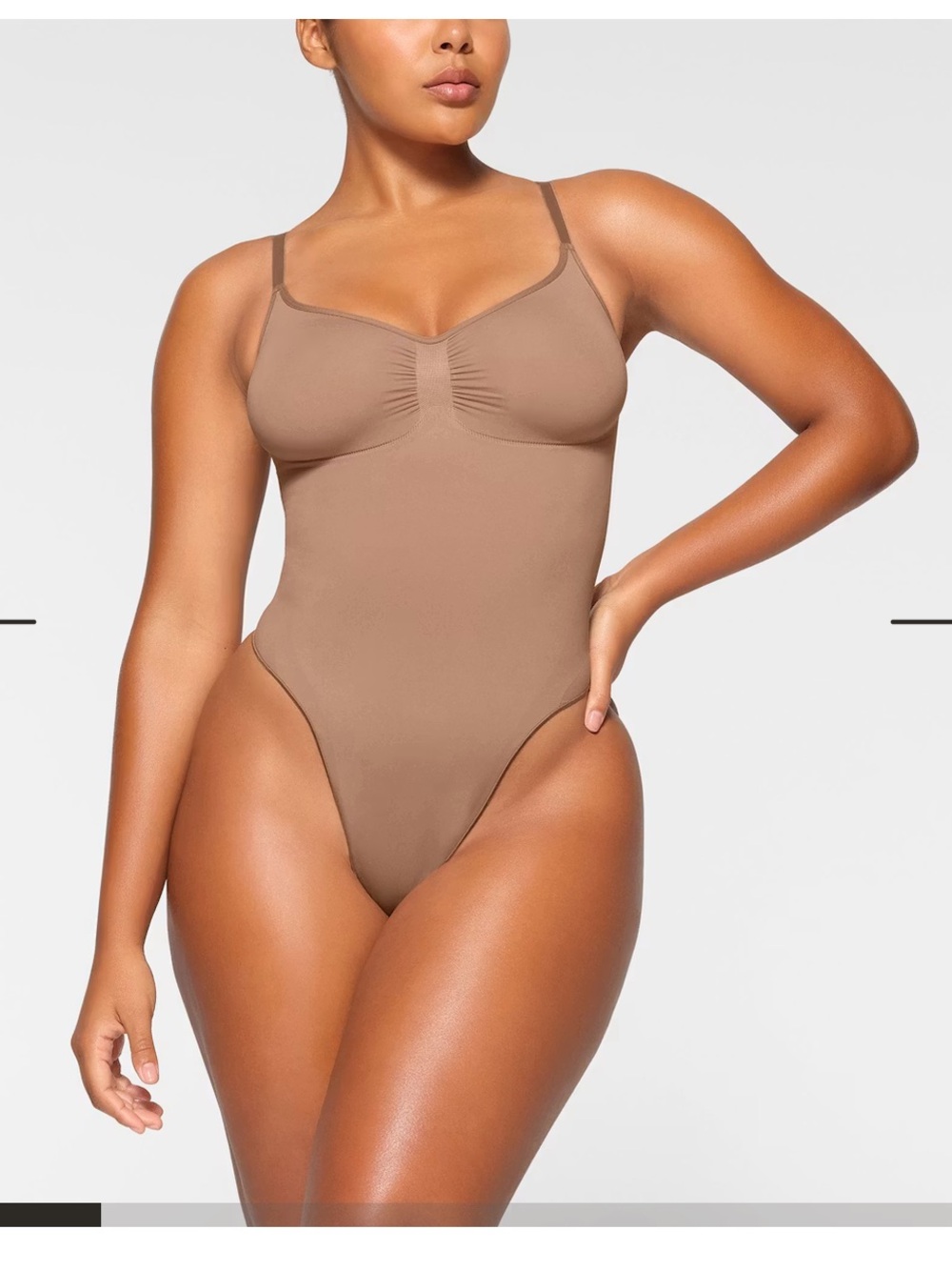 NWT SKIMS Seamless Sculpt Thong Bodysuit Sienna L/XL